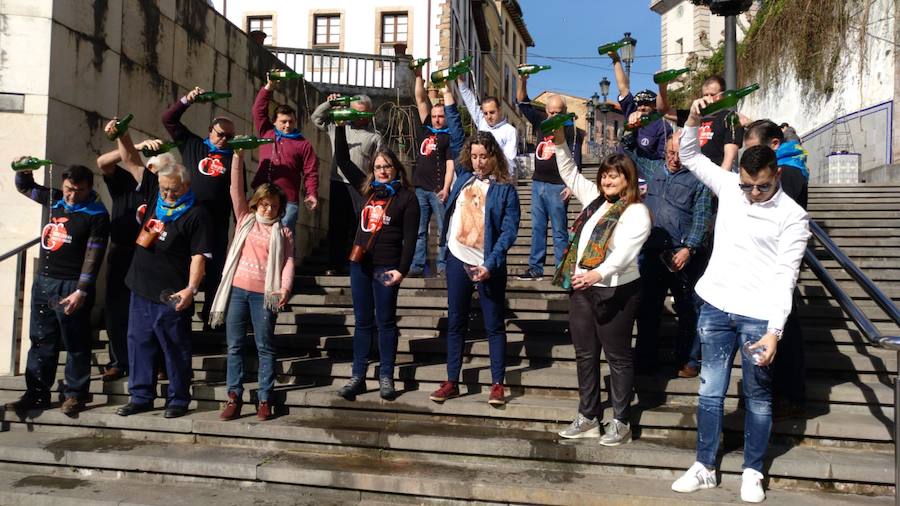 Apoyo desde toda Asturias a la candidatura de la cultura sidrera a Patrimonio de la Humanidad con las vistas puestas en marzo de 2019