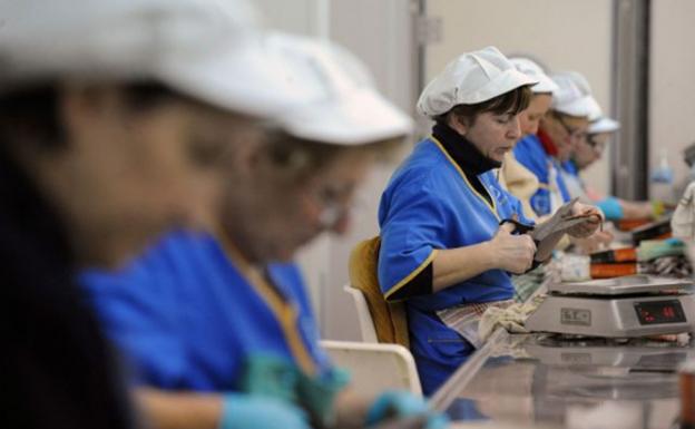 Mujeres trabajadoras. 