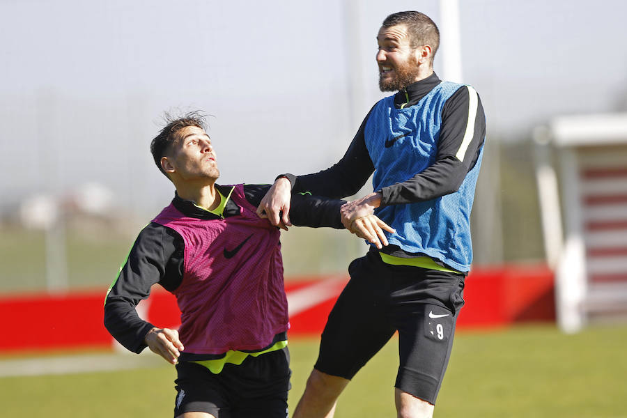 Fotos: Entrenamiento del Sporting (21/02/2019)