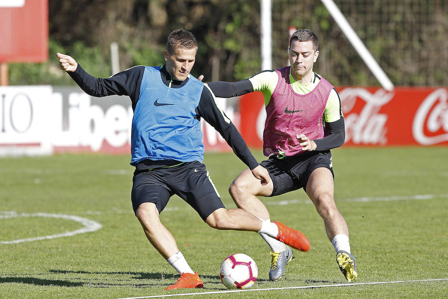 Fotos: Entrenamiento del Sporting (21/02/2019)