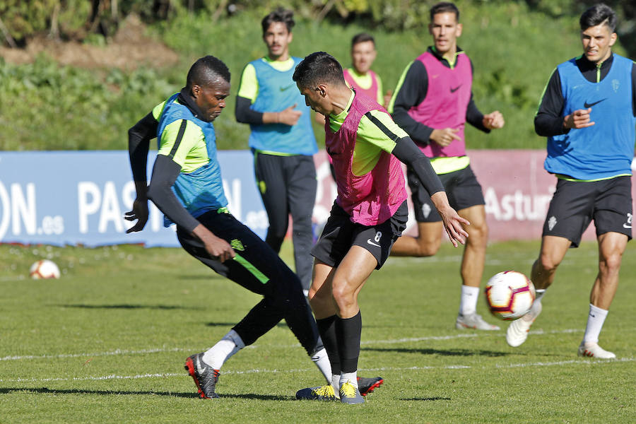 Fotos: Entrenamiento del Sporting (21/02/2019)