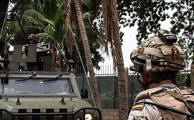 Operaciones de los soldados españoles en Mali. 