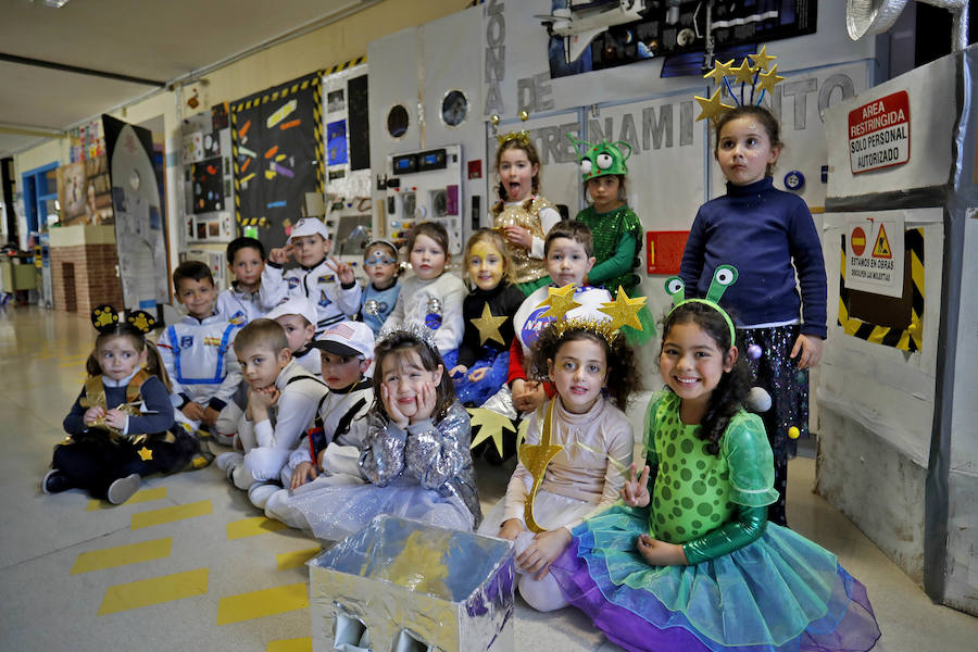 Fotos: Fiesta de disfraces entre los escolares gijoneses