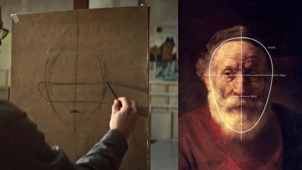 Fotografía facilitada por el Rijksmuseum que este jueves ha presentado la «reconstrucción» de la voz de Rembrandt, con la aplicación de tecnología de datos a sus cuadros, cartas y otros detalles de su vida