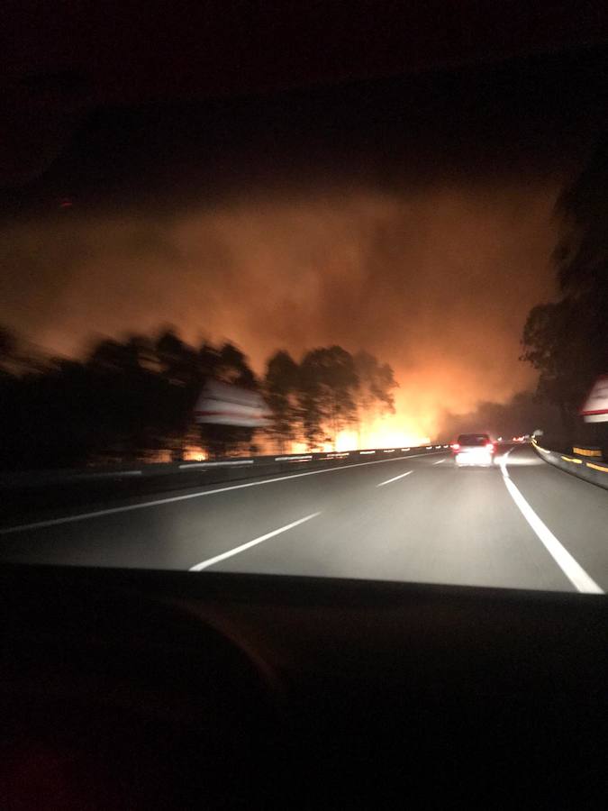 Una intensa oleada de incendios obliga a Asturias a solicitar la intervención del Ejército.