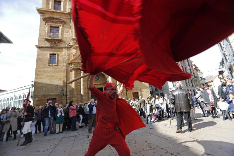 Los veinte personajes triunfaron con las trastadas del diañu y las bendiciones del cura