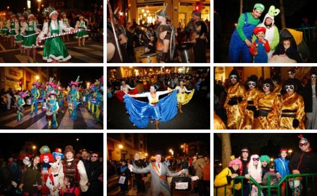 Las imágenes del desfile y la noche del Antroxu en Gijón