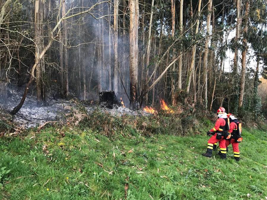 Fotos: Los incendios azotan el oriente asturiano