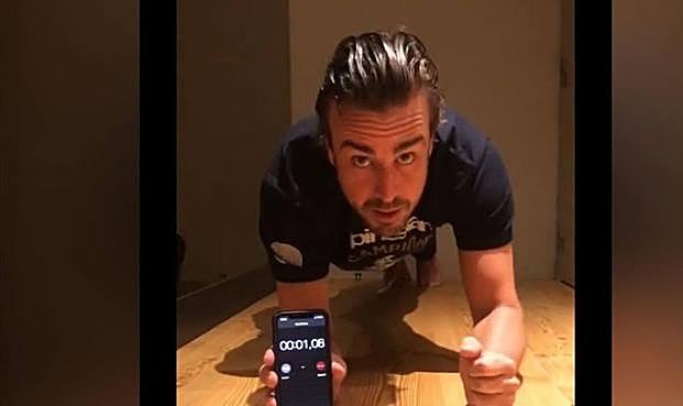 Fernando Alonso, en Instagram. 