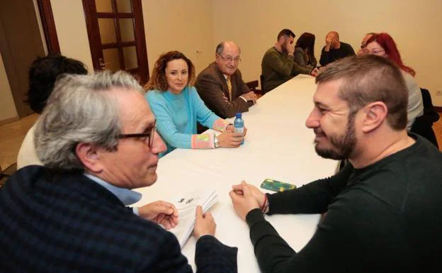 Reunión en el hotel Asturias esta mañana.