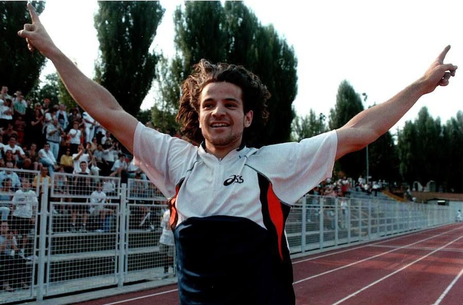 Se cumplen veinte años de la final de longitud del Mundial de Maebashi, en la que el asturiano saltó 8,56 metros