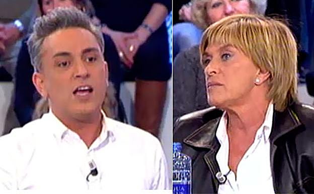 Kiko Hernández y Chelo García-Cortés en 'Sálvame'. 
