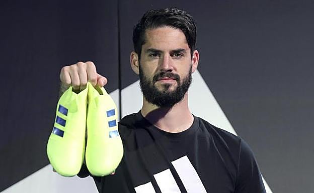 Isco, durante el acto. 