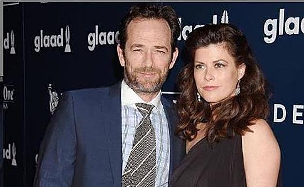 Luke Perry y su novia Wendy Madison