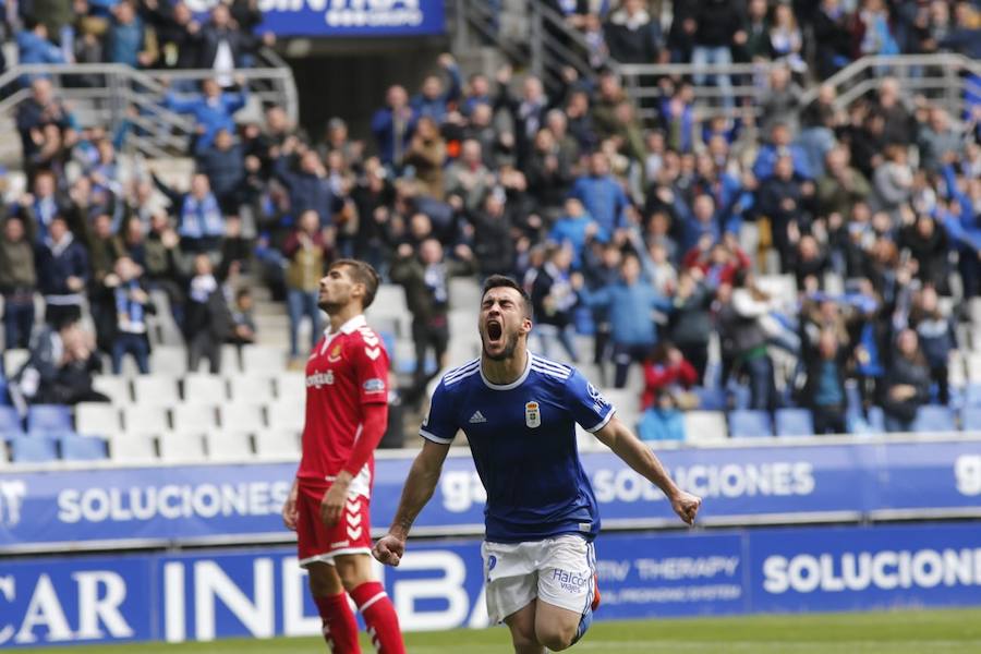 El conjunto azul suma tres importantes puntos en casa tras la derrota la pasada jornada ante el Mallorca