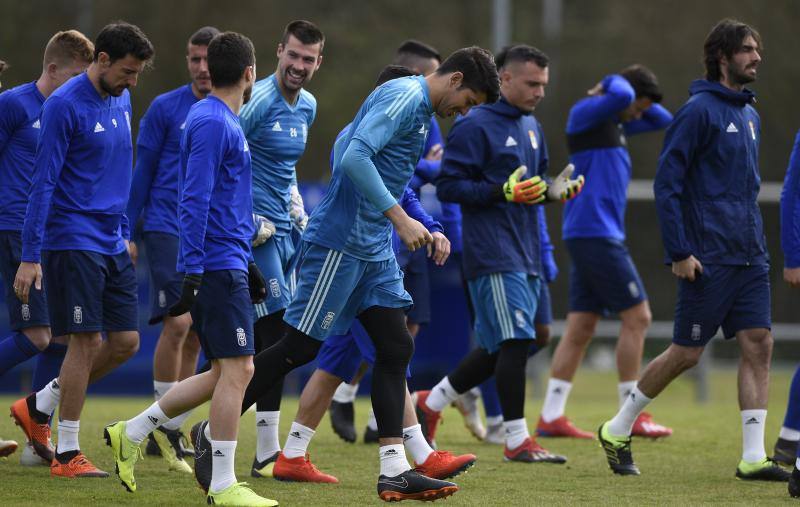 Fotos: Entrenamiento del Real Oviedo (18/03/2019)