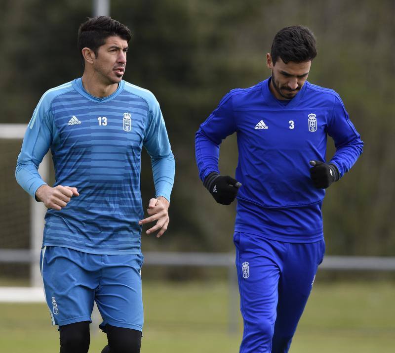 Fotos: Entrenamiento del Real Oviedo (18/03/2019)