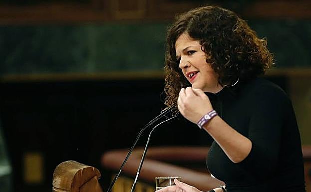 Sofía Castañón, diputada de Unidas Podemos por Asturias. 