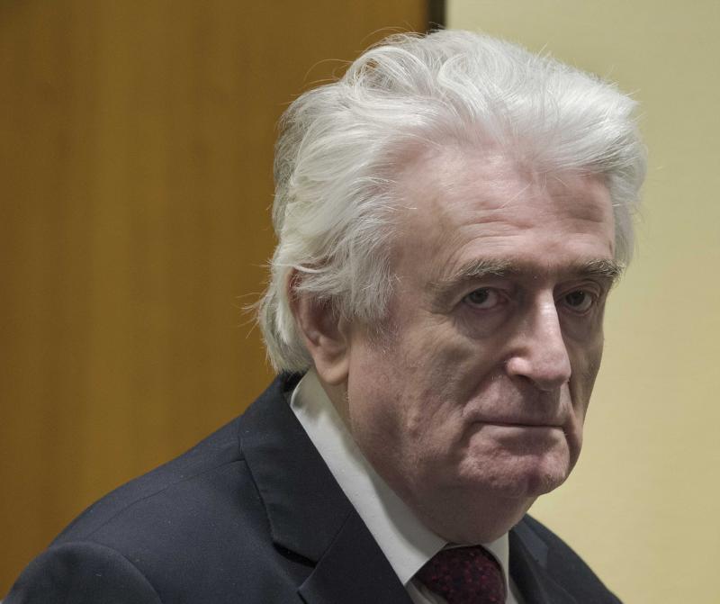 El tribunal de La Haya condena a Karadzic a cadena perpetua por el genocidio en Srebrenica