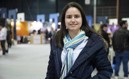 Fátima Boyano, alumna de Química