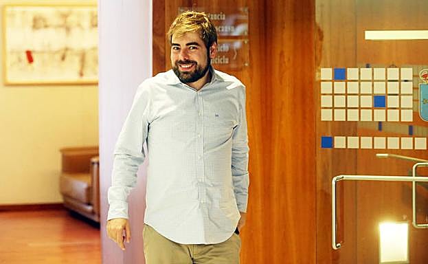 Daniel Ripa, en la Junta General.