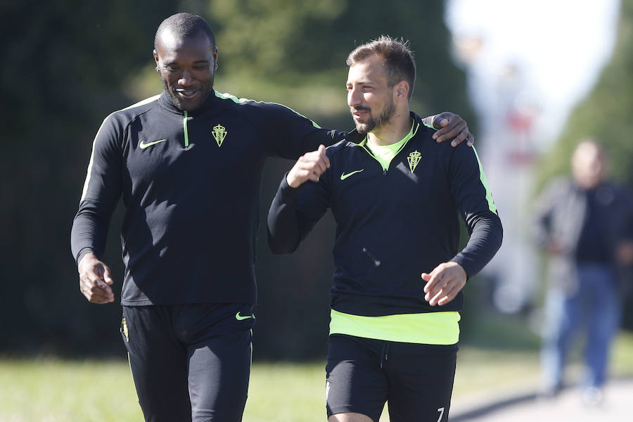 Fotos: Entrenamiento del Sporting (22/03/2019)