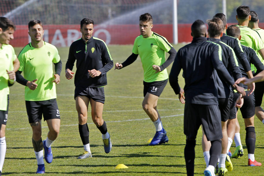 Fotos: Entrenamiento del Sporting (22/03/2019)