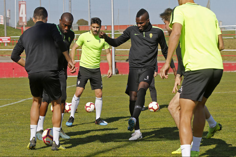 Fotos: Entrenamiento del Sporting (22/03/2019)