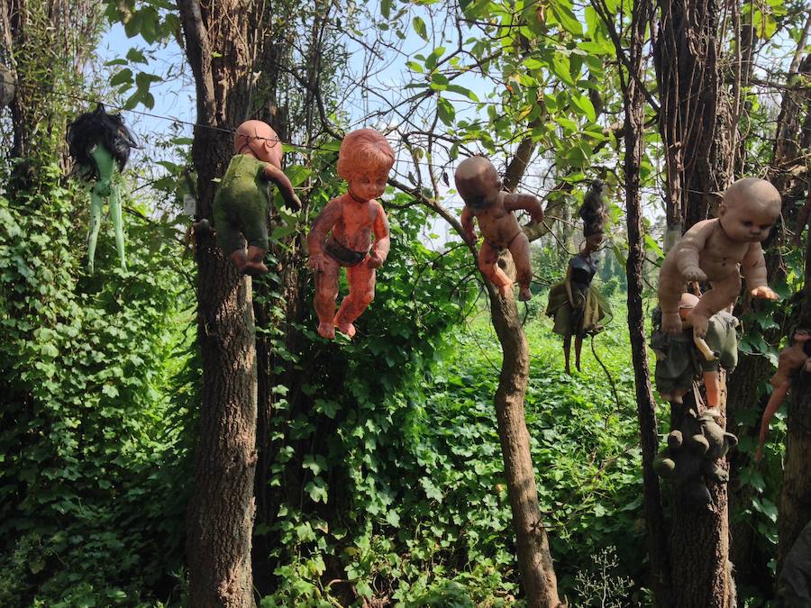 Isla de las muñecas (México) | Don Julián Santana era el encargado de cuidar la isla y, según la voz popular, se dice que un día encontró el cadáver de una niña que se ahogó en las aguas circundantes.