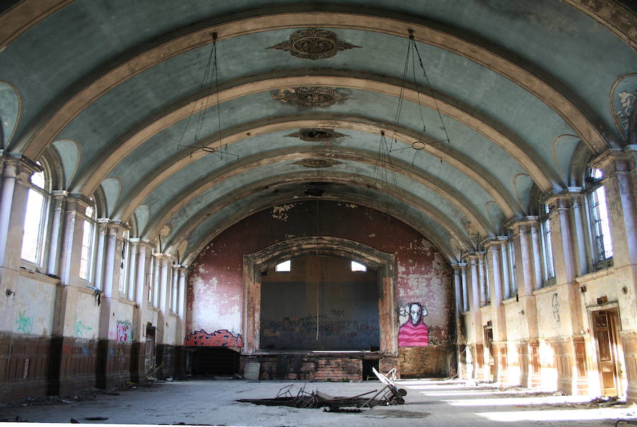 Sanatorio mental Hellingly (Inglaterra) | Este complejo hospitalario tiene más de un siglo de antigüedad, abandonado en una verde campiña inglesa en medio de East Sussex.