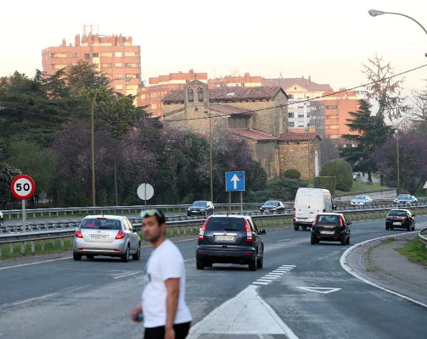 El Bulevar de Santullano, cuyo proyecto está actualmente paralizado ante la necesidad de modificaciones. 