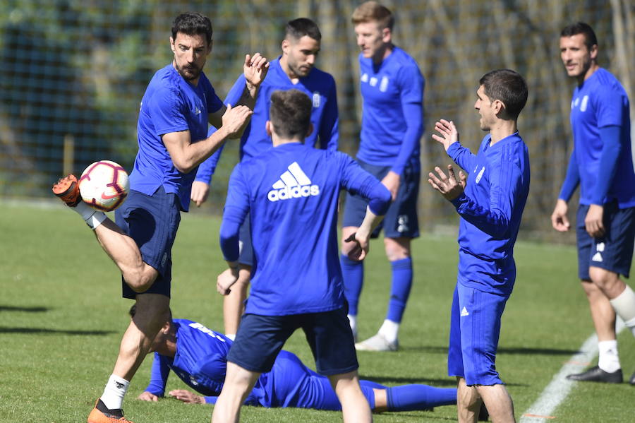 Fotos: Entrenamiento del Real Oviedo (27-3)