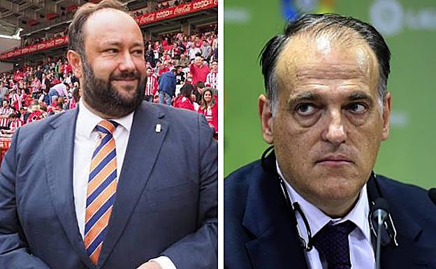 El presidente del Real Oviedo responde a Tebas y reafirma la protesta pacífica del domingo