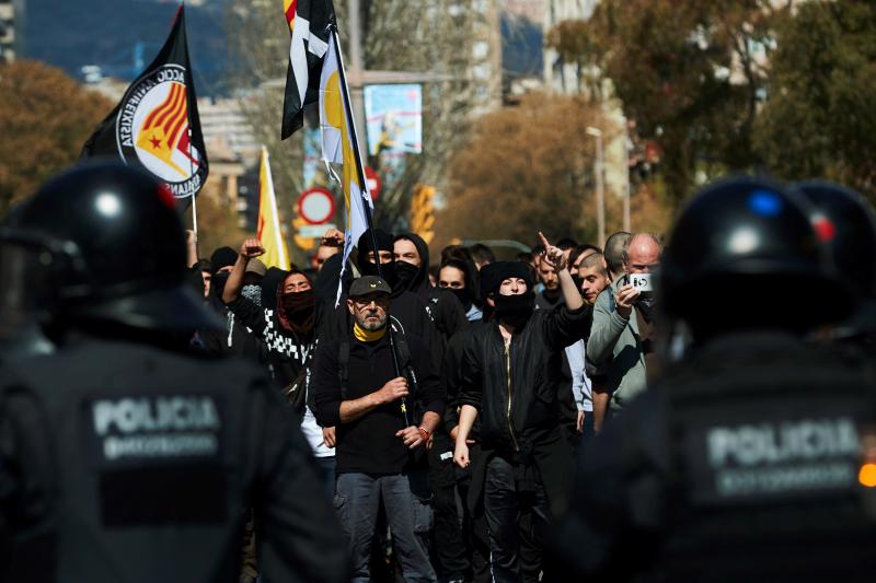 Fotos: Vox en Barcelona: Incidentes y varios detenidos independentistas