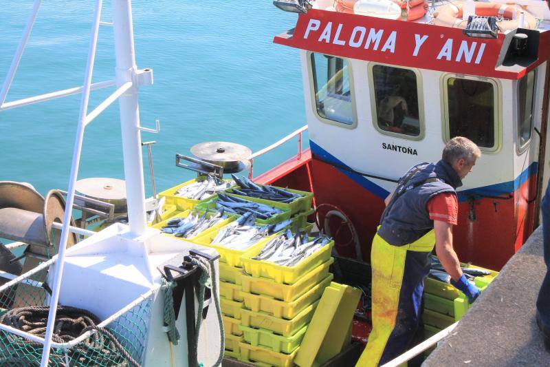 Cantabria amenaza con movilizarse para evitar un nuevo reparto de las cuotas. El puerto de Lastres presentaba mucha actividad este lunes, donde además de los barcos propios del puerto se han podido ver tambien lanchas de las comunidades vecinas de Cantabria y Galicia.