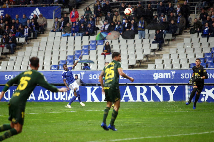 Estos son los momentos que ha dejado en encuentro entre el conjunto azul y Las Palmas ante el Carlos Tartiere.