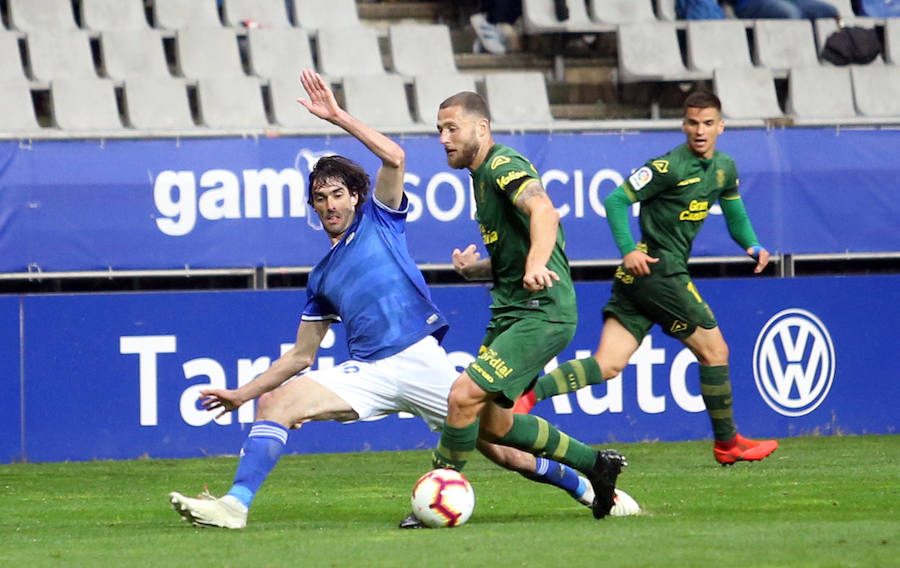 Estos son los momentos que ha dejado en encuentro entre el conjunto azul y Las Palmas ante el Carlos Tartiere.