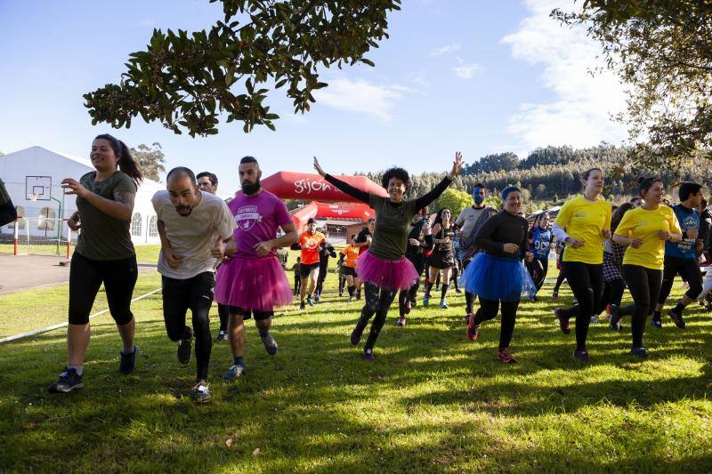 Multitud de deportistas se dieron cita en la 'Culomoyao Race'.