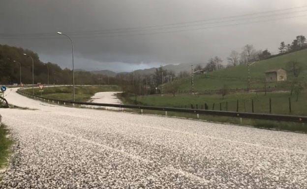 VÍDEO: La tremenda granizada caída en Asturias