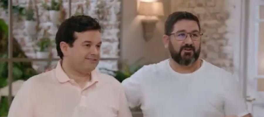 Marcos Morán y Dani García, en el plató de 'Hora de comer'. 