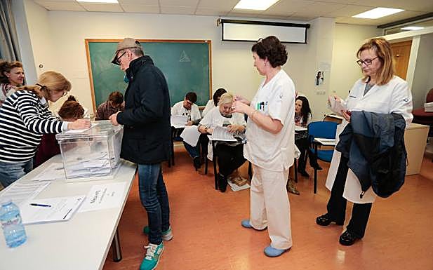 Un momento de las votaciones