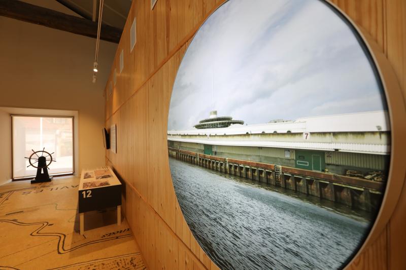 La Autoridad Portuaria ya tiene listo el nuevo museo del puerto, donde solo está pendiente la parte del cañón.