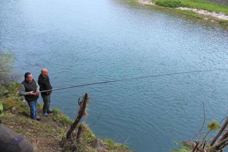 No hubo suerte en el río del Oriente asturiano.