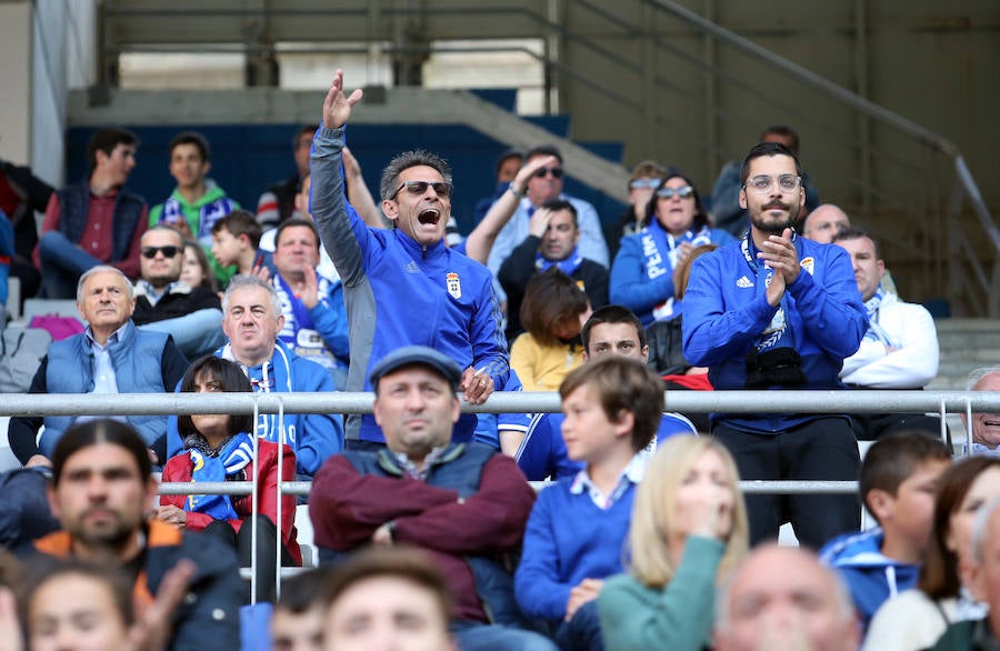 El equipo azul empató en el Carlos Tartiere y dejó escapa tres puntos que le mantienen noveno en la clasificación de Segunda División