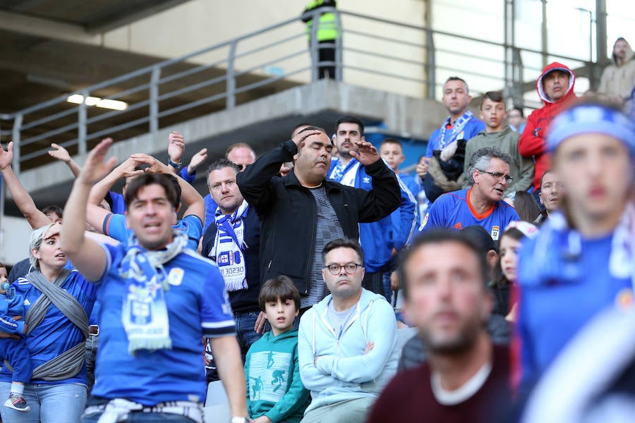 El equipo azul empató en el Carlos Tartiere y dejó escapa tres puntos que le mantienen noveno en la clasificación de Segunda División