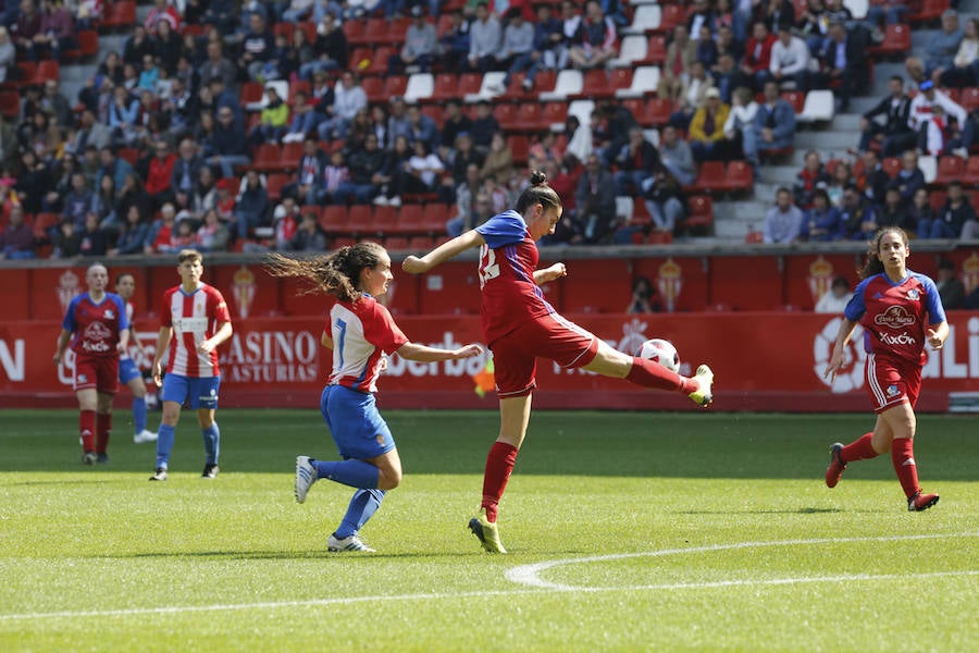 Fotos: Las mejores imágenes del derbi Gijón FF 1-7 Sporting en El Molinón