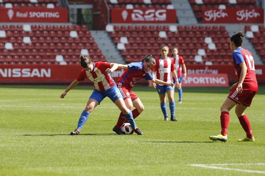 Fotos: Las mejores imágenes del derbi Gijón FF 1-7 Sporting en El Molinón