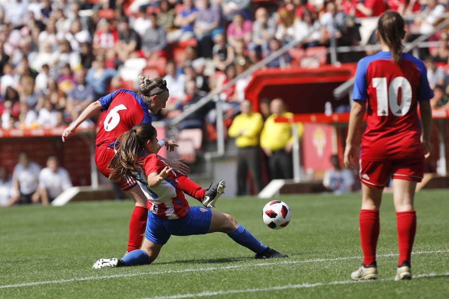 Fotos: Las mejores imágenes del derbi Gijón FF 1-7 Sporting en El Molinón