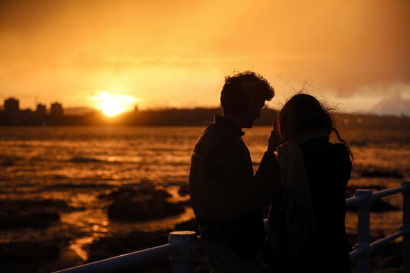 Uno de los lugares más especiales de la villa de Jovellanos gana belleza cuando la magia del crepúsculo se posa sobre el paisaje