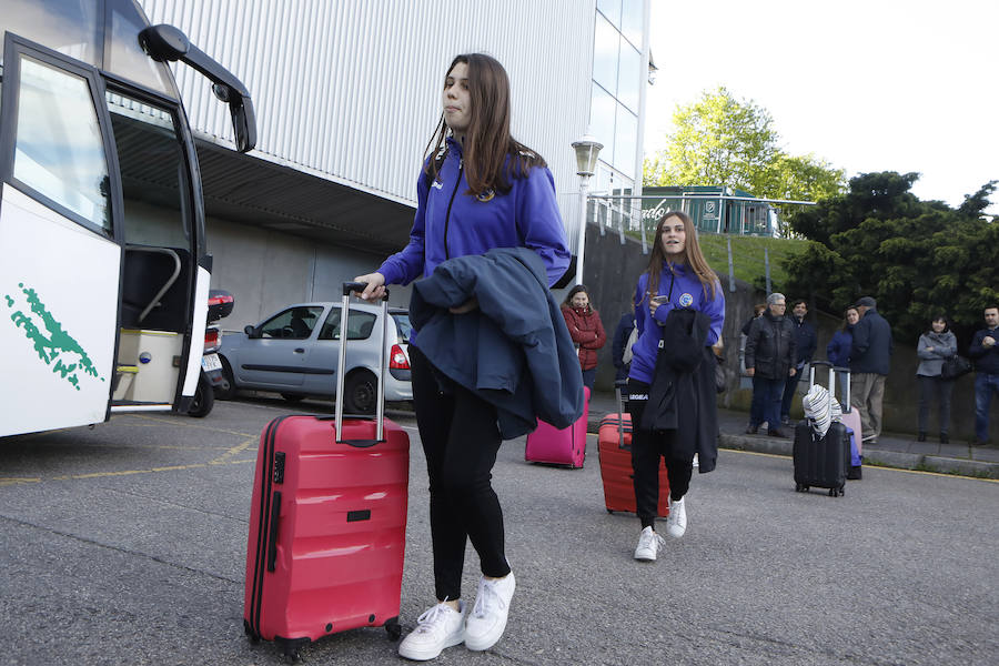 El Liberbank Gijón viaja hoy a Baracaldo con la ambición de conquistar su segunda Copa de la Reina consecutiva